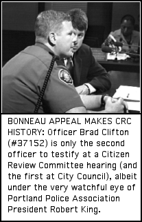 [Officer Clifton and Sgt King at 
Bonneau Hearing]