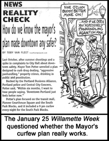 [Willamette Week headline and cartoon January 25]