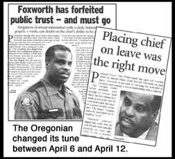 [Oregonian headlines April 6 and 12]