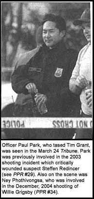[Officer Paul Park in March 24 Tribune]