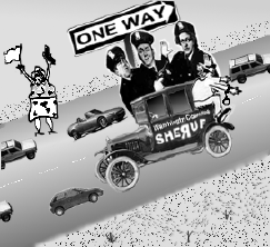 wacky 'sherrufs' chase