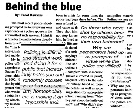 [Behind the 
Blue excerpt]