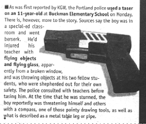 [Willamette Week Taser image]