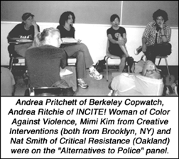 [Image: 
Workshop on alternatives to police]