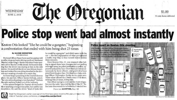 [Oregonian 
Headline, June 
2]