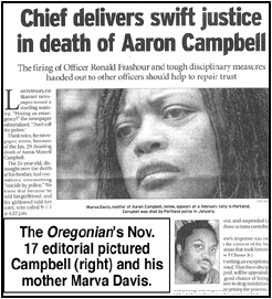 [Campbell and mother in Oregonian]