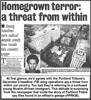 [Headline from 
Portland Tribune]