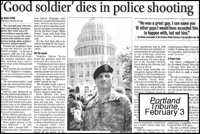 Gresham 
Veteran Killed
