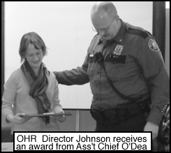 OHR Director 
receives award