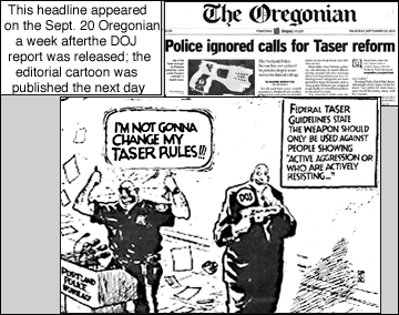Oregonian Taser Cartoon